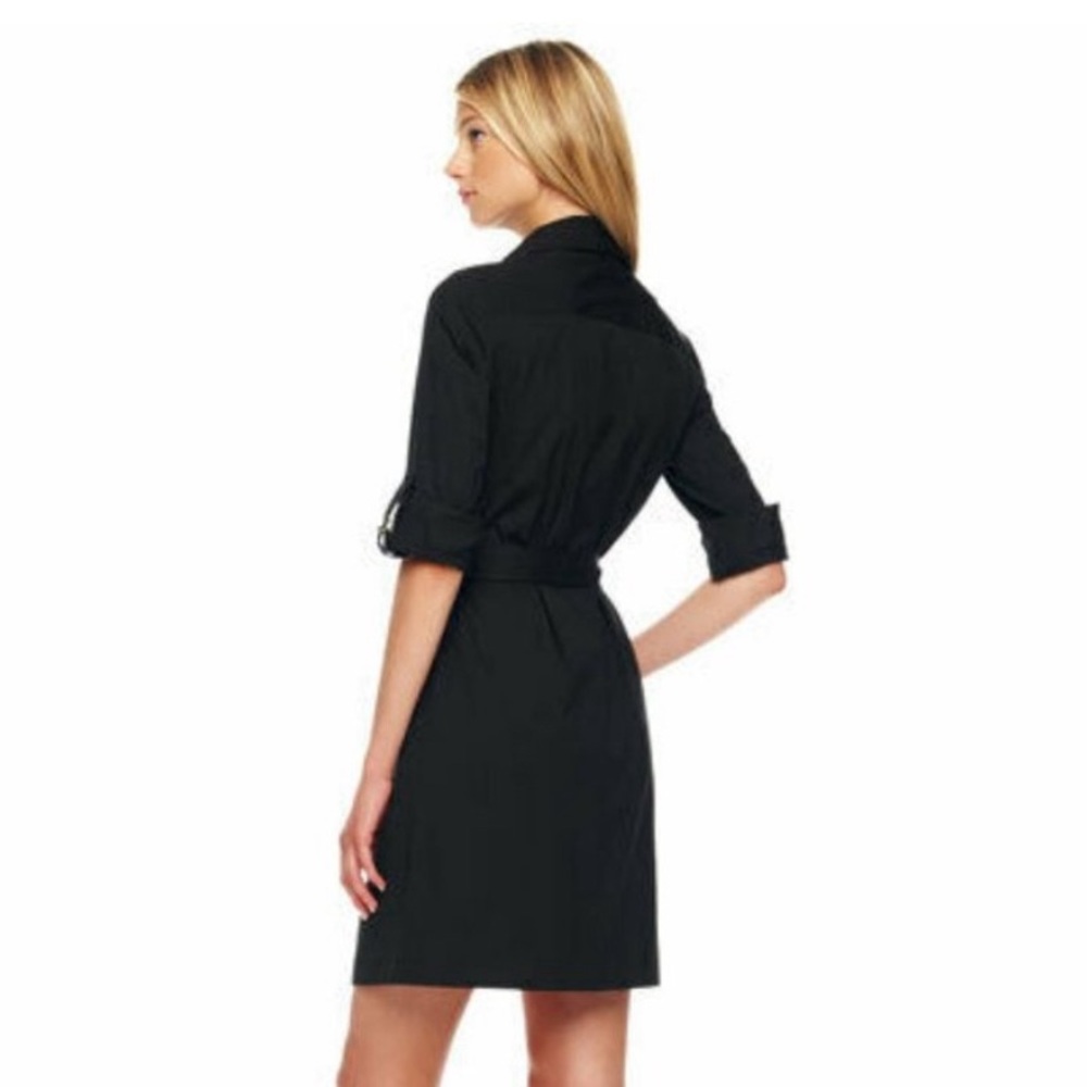 Michael Kors Half Zip Shirt Dress - Picture 2 of 4